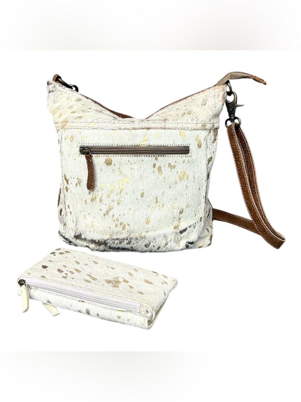 Myra Leather Shoulder Bag and Wallet